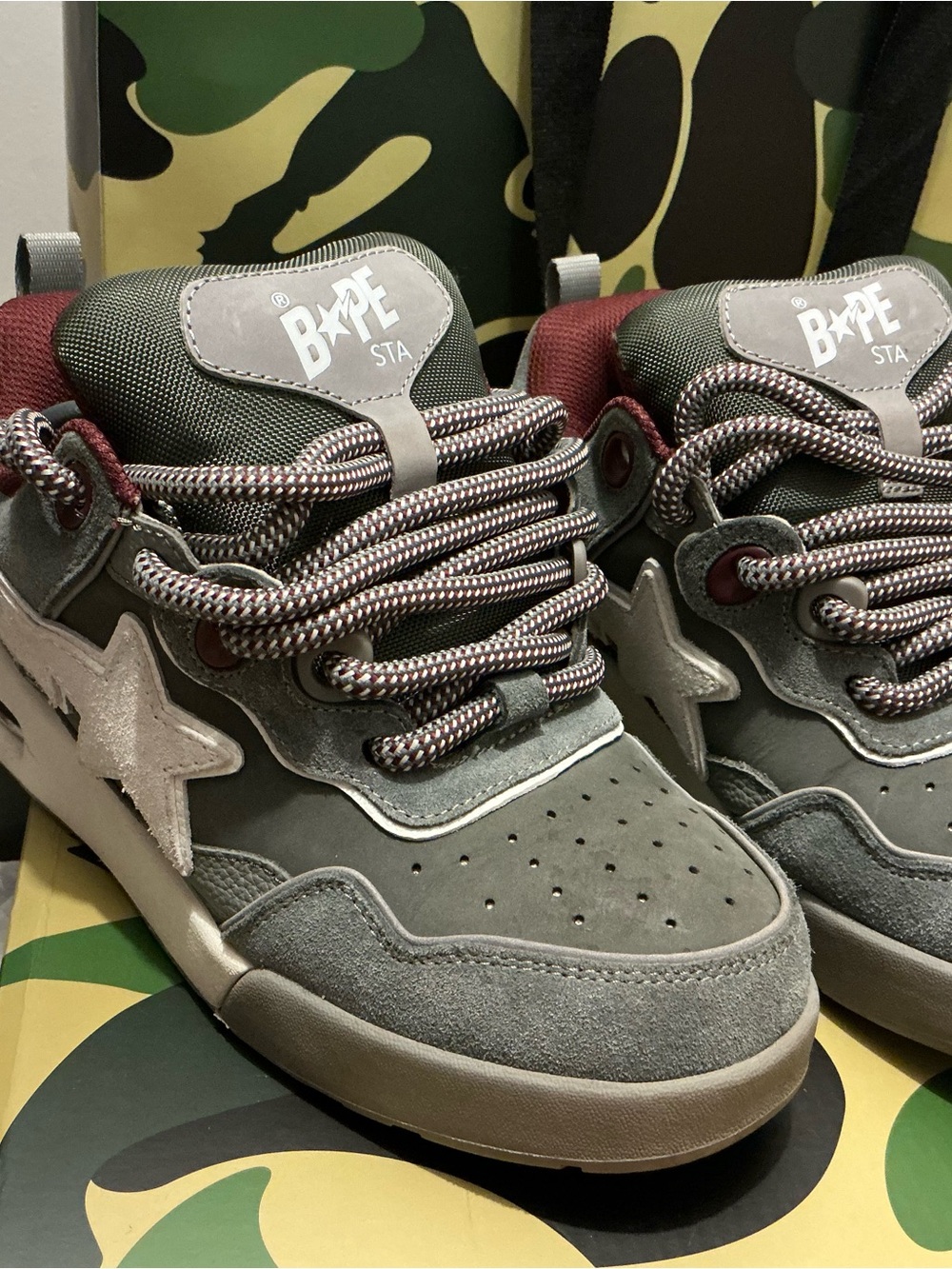 A Bathing Ape BAPE Flip STA shoes